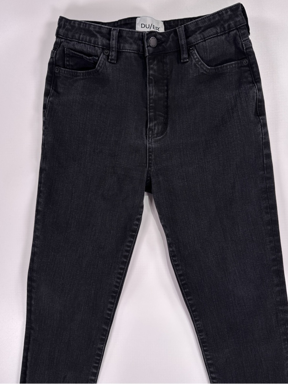 DU/ER Performance Denim High Rise Skinny Black Tencel Jean 29x31 - Picture 13 of 15